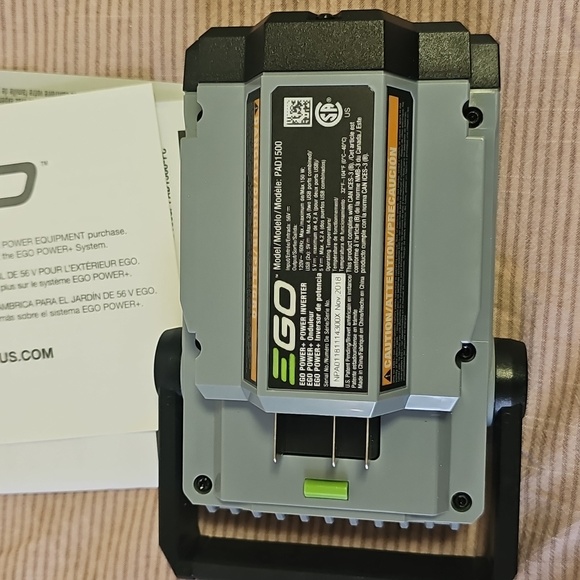 EGO Power+ 56V Charger with Green Accents - Picture 3 of 3